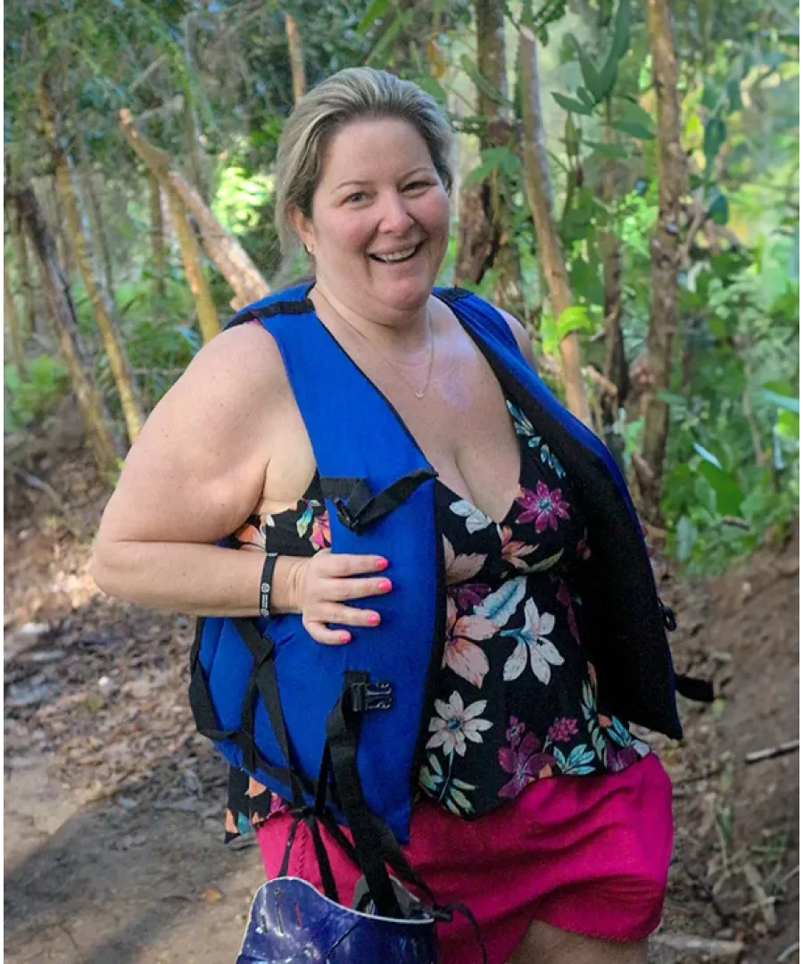Eden member before her doctor-led weight loss treatment.