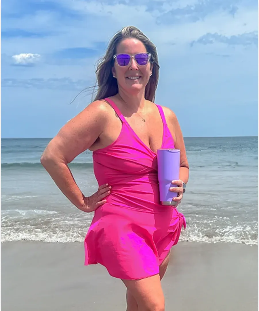 Eden member after her doctor-led GLP-1 weight loss treatment.