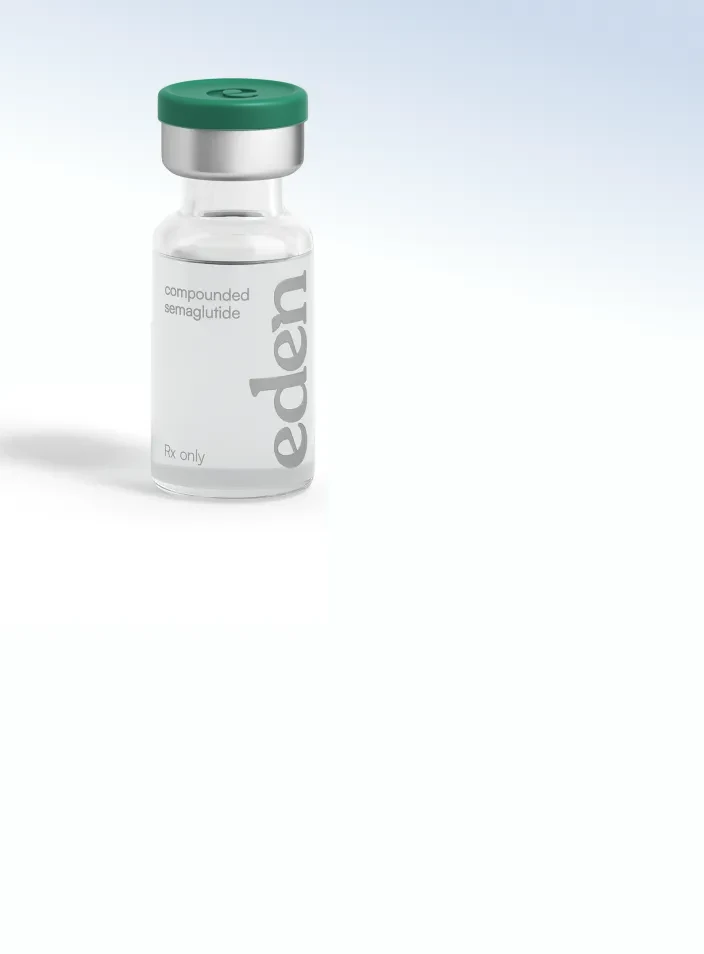 Compounded semaglutide vial