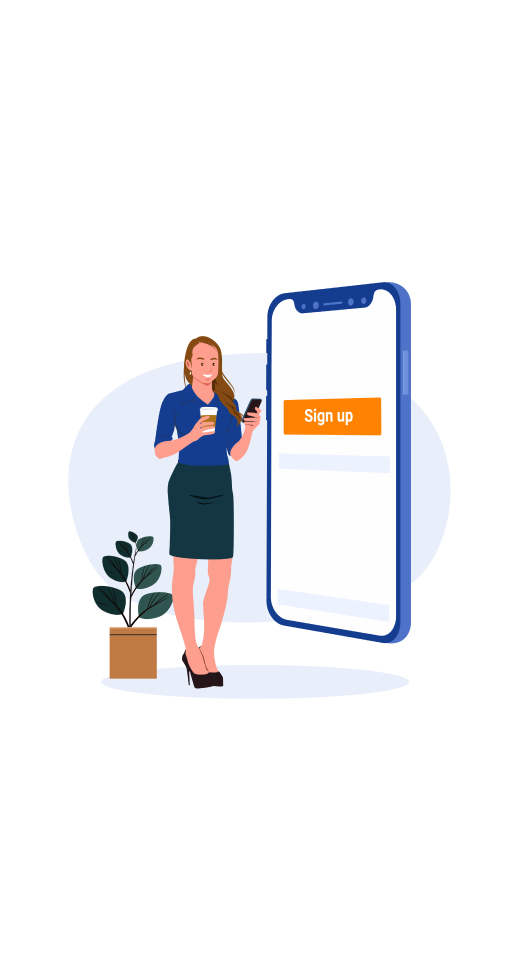 sign up